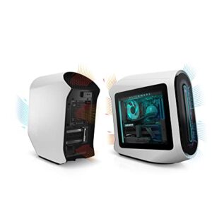 Alienware Aurora R13 Gaming Desktop - Intel Core i7-12700F, 16GB DDR5 RAM, 512GB SSD + 1TB HDD0, Nvidia RTX 3060Ti LHR 8GB GDDR6, Air Cooled, Killer, WiFi 6, Bluetooth 5.2, Windows 11 Home - White