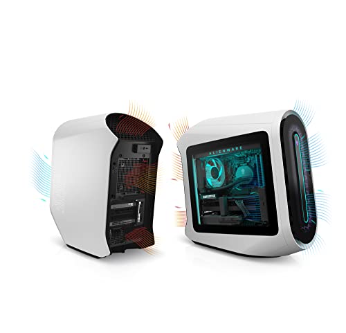 Alienware Aurora R13 Gaming Desktop - Intel Core i7-12700F, 16GB DDR5 RAM, 512GB SSD + 1TB HDD0, Nvidia RTX 3060Ti LHR 8GB GDDR6, Air Cooled, Killer, WiFi 6, Bluetooth 5.2, Windows 11 Home - White