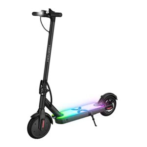 hover-1 jive electric scooter 16 mph, 8 mile range, 5hr charge, lcd display, 8.5 inch high grip tires, 264lb max weight, cert tested, for kids, teens, adults, black