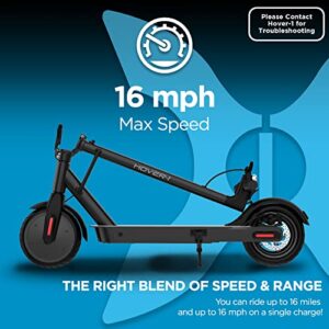 Hover-1 Jive Electric Scooter 16 MPH, 8 Mile Range, 5HR Charge, LCD Display, 8.5 Inch High Grip Tires, 264LB Max Weight, Cert Tested, For Kids, Teens, Adults, Black