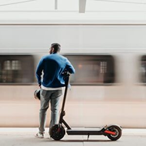 Hover-1 Renegade Electric Scooter, 18MPH, 33 Mile Range, Dual 450W Motors, 7HR Charge, LCD Display, 10 Inch High-Grip Tires, 264LB Max Weight, Black