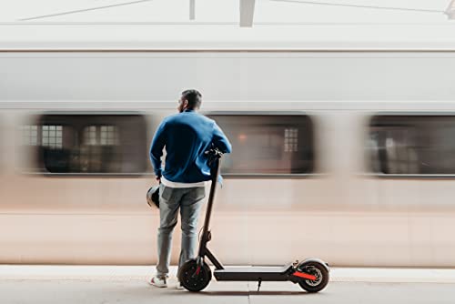 Hover-1 Renegade Electric Scooter, 18MPH, 33 Mile Range, Dual 450W Motors, 7HR Charge, LCD Display, 10 Inch High-Grip Tires, 264LB Max Weight, Black