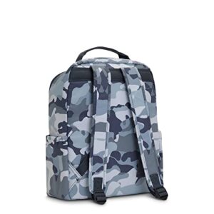 Kipling Shelden Printed 15" Laptop Backpack Cool Camo Grey