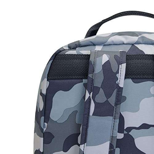 Kipling Shelden Printed 15" Laptop Backpack Cool Camo Grey