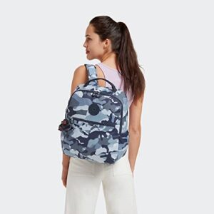 Kipling Shelden Printed 15" Laptop Backpack Cool Camo Grey