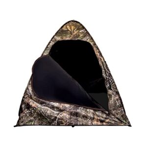 Ameristep Gunner Lightweight Durable 58" x 56" x 57" Compact Size 1-Person Capacity Portable Hunting Ground Blind - Mossy Oak DNA