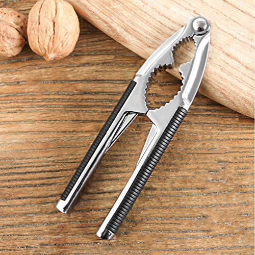 Luxshiny Macadamia Walnut Opener Walnut Opener Nutcracker Chestnut Clip Metal Nut Shell Openers Nut Shell Breakers Crackers Kitchen Tools with Non- Handle for Pecans Nutcracker Crab Opener Multitools