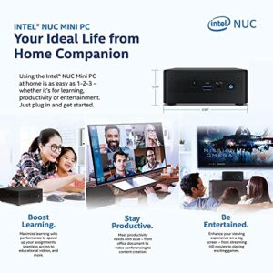 Intel NUC 11 Pro Performance Kit NUC11PAHi7 i7-1165G7, 32GB RAM, 1TB SSD Mini PC Business Gaming Desktop, Thunderbolt 3, Wi-Fi, 3-YR Warranty, IST Power Cable, Win 10/11 Pro