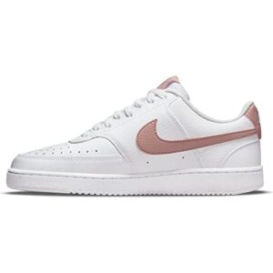 nike women's low-top sneakers, white pink oxford, 9