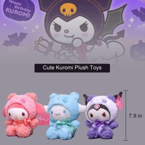 Cute Plush Toy, Kuromi Plush Dolls, Cute My Melody Cinnamoroll Stuffed Animals Plush Figure Toy, Girl Toy Gift for Children, Stuffed Dolls Cosplay Plush Toys