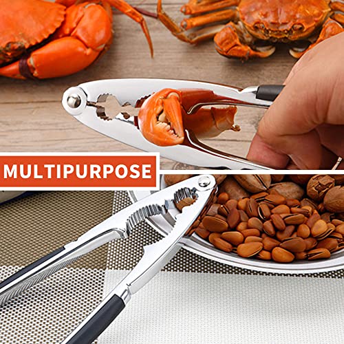 ROEDEER Crab/Nut Cracker Tools Set - Premium Lobster Cracker and 3 Seafood Picks,Professional Kit for Crab Legs,Lobster,Pecan,Walnut,Pistachio