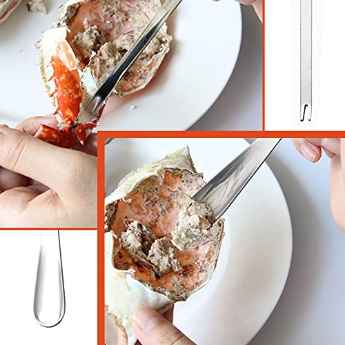 ROEDEER Crab/Nut Cracker Tools Set - Premium Lobster Cracker and 3 Seafood Picks,Professional Kit for Crab Legs,Lobster,Pecan,Walnut,Pistachio