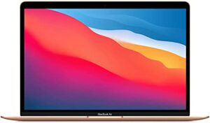 late 2020 apple macbook air with apple m1 chip (13.3 inches retina, 8gb, 512gb) gold (renewed)