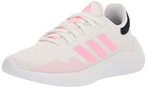adidas women's puremotion 2.0 sneaker, white/beam pink/almost pink, 9.5