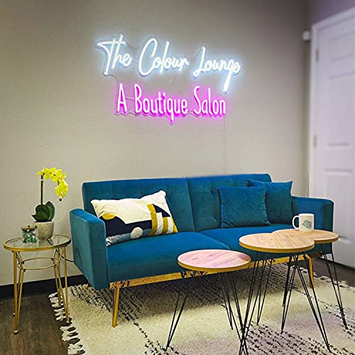 Custom Neon Signs for Wall Decor, Personalized Neon Sign Customizable LED Sign for Bedroom Wedding Birthday Party Bar Business Salon Shop Store Logo Neon Name Sign Light