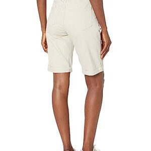 Gloria Vanderbilt Women's Utility Side Tab Bermuda Short, STONEWOOD, 12 Regular