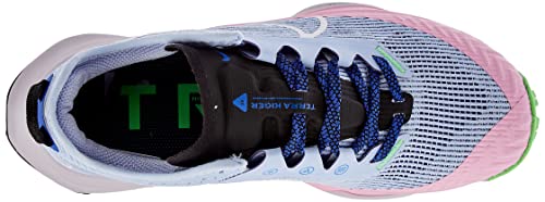 Nike Women's Air Zoom Terra Kiger 8 Running Shoes, Light Marine Pink Green, 7