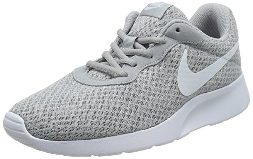 Nike Womens Tanjun, White/Rush Pink-Black, 7