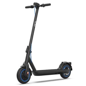 okai electric scooter for adults - up to 28 miles & 15.5 mph commuting electric scooter, 300w motor, 10" tubeless tires, max load 264 lbs folding electric scooter with dual brakes, es520b