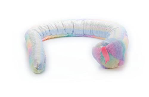 The Petting Zoo Snake Stuffed Animal Plushie, Ombrez Zoo Animals, Rainbow Snake Plush Toy 54 inches