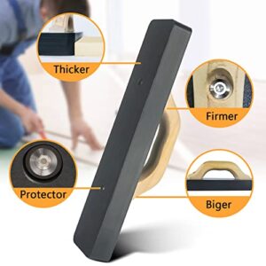 NAACOO Tapping Block, Flooring Tools - Heavy Big Tapping Block for Vinyl Plank Flooring with Big Wood Handle, Needn't Hammer - Knock 1-2 Times to Complete Flooring Installation(15-1/2inch)