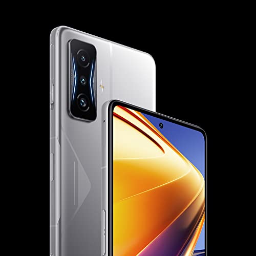 Poco F4 GT 5G + 4G LTE 256GB + 12GB Factory Unlocked 6.67" 120Hz 64Mp Triple Camera (Not Verizon Sprint Boost Cricket Metro At&T) + (w/Fast Car Charger Bundle) (Knight Silver)