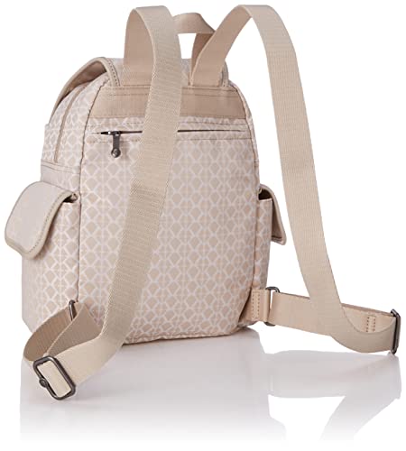 Kipling KI4516R63 Women's Official City Pack Mini Signature Beige