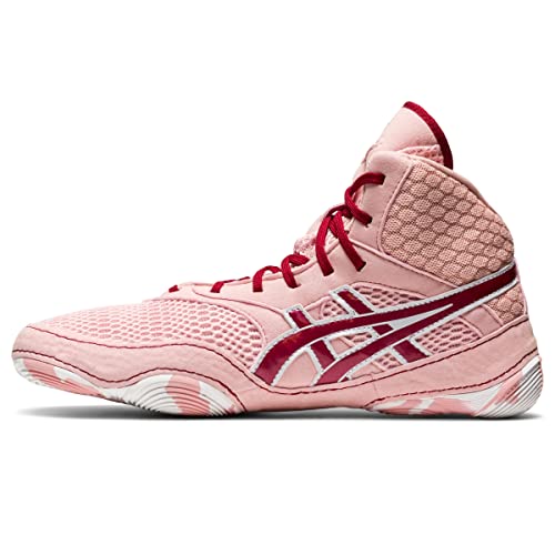 ASICS Women's MATBLAZER Wrestling Shoes, 7, Frosted Rose/Cranberry