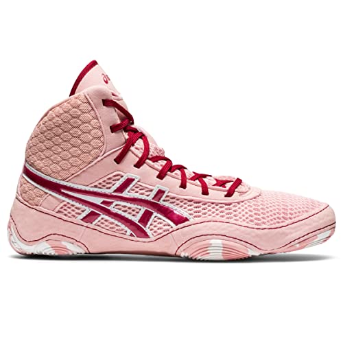 ASICS Women's MATBLAZER Wrestling Shoes, 7, Frosted Rose/Cranberry