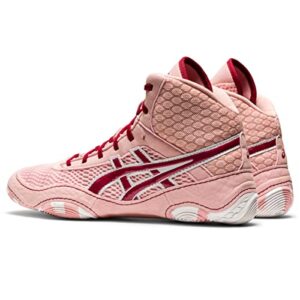 ASICS Women's MATBLAZER Wrestling Shoes, 7, Frosted Rose/Cranberry