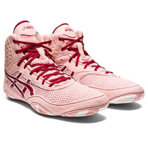 ASICS Women's MATBLAZER Wrestling Shoes, 7, Frosted Rose/Cranberry