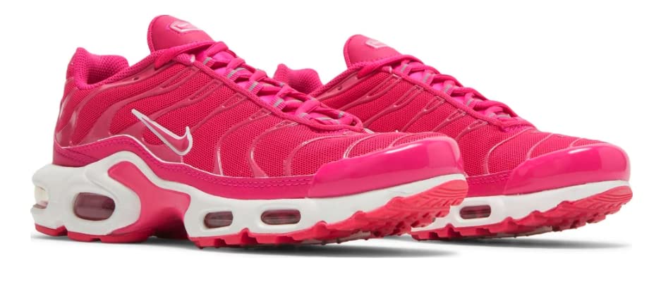 Nike Women's Air Max Plus Running Trainers Dn6997 Shoes, Pink/Pink/White, 8