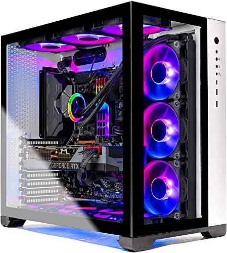 Skytech Gaming Skytech Prism II Gaming PC Desktop – AMD Ryzen 9 5900X 3.7 GHz, NVIDIA RTX 3090, 1TB NVME Gen4 SSD, 32GB DDR4 RAM 3200, 1000W Gold PSU, 360mm AIO, 11AC Wi-Fi, Windows 11 Home 64-bit