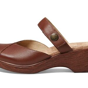 Alegria Women's Sydni Clay Leather Slip-On Wedge Clog Sandal 9 M US