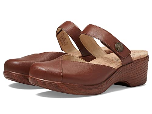 Alegria Women's Sydni Clay Leather Slip-On Wedge Clog Sandal 9 M US