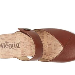 Alegria Women's Sydni Clay Leather Slip-On Wedge Clog Sandal 9 M US