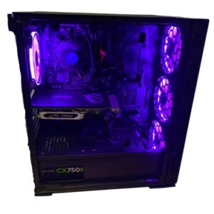 Stealthy Build New Gaming Desktop Intel Core I5 9400F 6 Cores 4.1 GHz, GTX 1660TI 6GB OC Edition (8GB 3200MHZ RAM | 500GB HHD + 128GB SSD) (Include Monitor, Keyboard, Mouse)