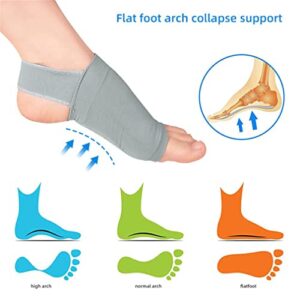 Price Xes Upgrade Metatarsal Compression Arch Support Sleeves with Gel Pad Inside - Arch Support Brace for Flat Foot & Plantar Fasciitis Pain Relief - Women & Men - 1 Pair