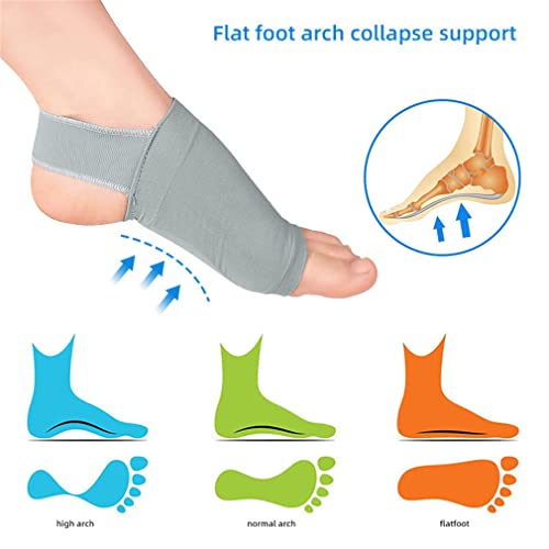 Price Xes Upgrade Metatarsal Compression Arch Support Sleeves with Gel Pad Inside - Arch Support Brace for Flat Foot & Plantar Fasciitis Pain Relief - Women & Men - 1 Pair