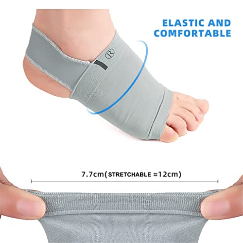 Price Xes Upgrade Metatarsal Compression Arch Support Sleeves with Gel Pad Inside - Arch Support Brace for Flat Foot & Plantar Fasciitis Pain Relief - Women & Men - 1 Pair