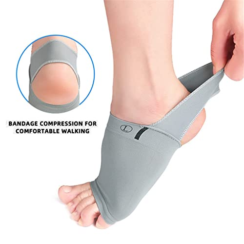 Price Xes Upgrade Metatarsal Compression Arch Support Sleeves with Gel Pad Inside - Arch Support Brace for Flat Foot & Plantar Fasciitis Pain Relief - Women & Men - 1 Pair
