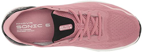 Under Armour Women's HOVR Sonic 6 Running Shoe, (601) Pink Elixir/Black/Halo Gray, 9