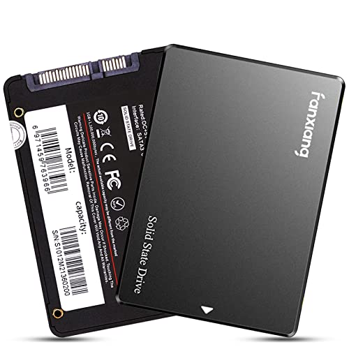 fanxiang S101 512GB SSD SATA III 6Gb/s 2.5" Internal Solid State Drive, Read Speed up to 550MB/sec, Compatible with Laptop and PC Desktops(Black)