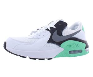 nike women's air max excee shoes, white/cool grey-black, 7.5