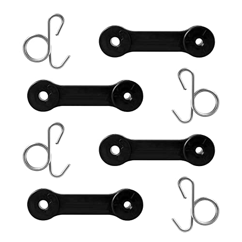 Bagger Latches for Crafts Mower - Rubber Latch Straps for Crafts hu sqvarna Poulan Pro Bagger, 532160793 Latch Hooks for Bagger Chute on Crafts HU Poulan Pro Riding Lawn Mower Tractor