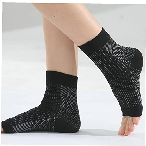 3pair Plantar Fasciitis Support Socks Men Women Sleeves for Weak Ankles Arches Heels - Pain Relief Night Splint Sock