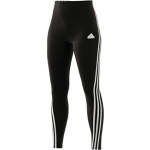 adidas women's future icon three stripes leggings, black, medium