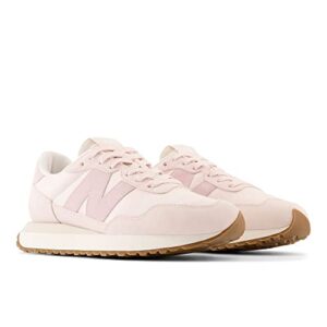 New Balance Women's 237 V1 Classic Sneaker, Washed Pink/Stone Pink/White, 8