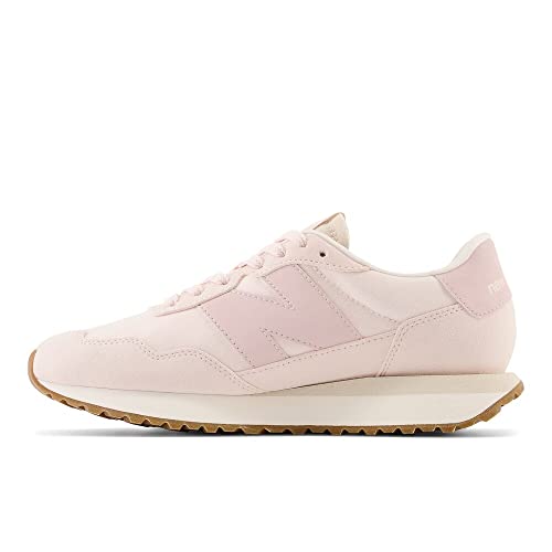 New Balance Women's 237 V1 Classic Sneaker, Washed Pink/Stone Pink/White, 8