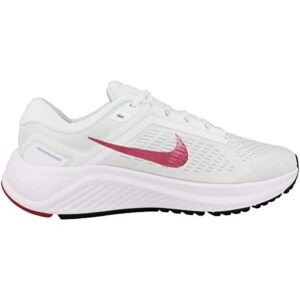 Nike Womens Air Zoom Structure 24 Running Trainers DA8570 Sneakers Shoes (UK 5.5 US 8 EU 39, White Pink Prime 103)